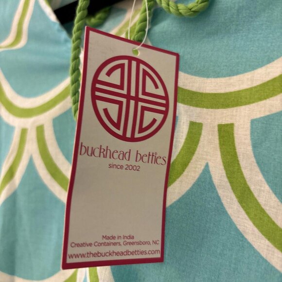 Buckhead Bettie’s Coverup Girls Small. Teal & Green. NWT $26. Beach Pool Summer - Picture 4 of 8